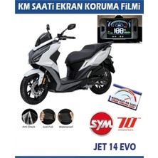 Sym Jet 14 Evo Ekran Km Koruması Şeffaf