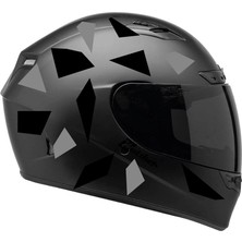 Kare Gri Siyah Kamuflaj Kask Sticker Modeli