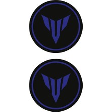 Yamaha mt Mavi Koruma Takozu Damla Sticker Modeli