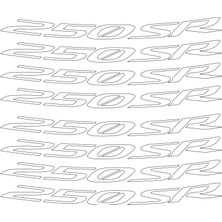 Cf Moto Sr 250 Jant Içi Sticker