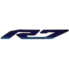 Yamaha Yzf-R7 Yan Grenaj Orijinal Tasarım Sticker Etiket Modeli 1 Adet