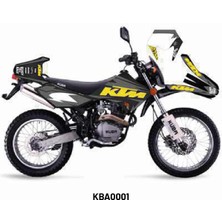 Kuba Black Cat Ktm Tasarım Motosiklet Sticker Etiket Kaplama Modeli