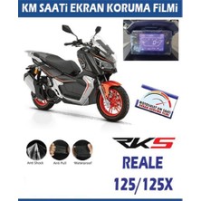 Rks Reale 125/125X Motosiklet Ekran Km Koruyucu