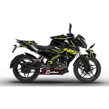 Bajaj NS200 Sticker Icon Kaplama Etiket Tasarım Modeli