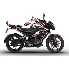 Bajaj NS200 Sticker Divided Red Alpinestar Kaplama Etiket Tasarım Modeli