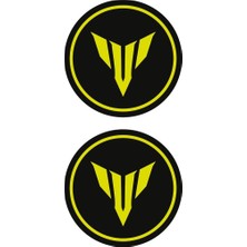 Yamaha mt Sarı Koruma Takozu Damla Sticker Modeli