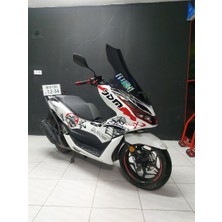 Honda Pcx Samuray Desen Sticker Etiket Modeli 