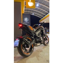 Cf Moto NK250 Arka Kuyruk Altı 250 Sticker Etiket Turuncu