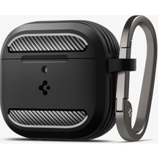 Spigen Airpods (4. Nesil) Kılıf Rugged Armor Matte Black - ACS08642