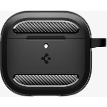 Spigen Airpods (4. Nesil) Kılıf Rugged Armor Matte Black - ACS08642