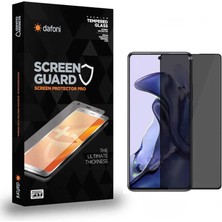 Dafoni Xiaomi 11T Full Privacy Tempered Glass Premium Cam Ekran Koruyucu