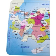 Toysilla Ahşap Puzzle Türkiye Haritası