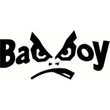 Zeyak Bad Boy Oto Sticker Siyah 20*9 cm