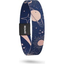 I Need More Space - Geri Dönüşümlü Unisex Elastik Baskılı Bileklik ve Hatırlatıcı Kart