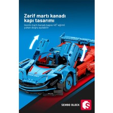 Sembo Block Mazda Furai Konsept Araba 1:14 1245 Parça Yapı Blokları LEGO ile Uyumlu (715004)