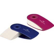 Faber-Castell   Silgi Sleeve 12'Li Kırmızı Mavisiyah 182401