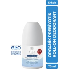 Alls Biocosmetics Organik Prebiyotik Roll-On Deodorant 75 ml - Erkekler İçin