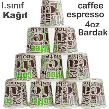 Tusemix Karton Bardak 4 Oz Türk Kahvesi Espresso Bardağı