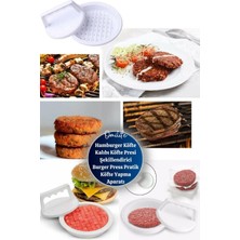 Omilife Hamburger Köfte Kalıbı Köfte Presi Şekillendirici Burger Press Pratik Köfte Yapma Aparatı