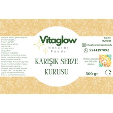 Vitaglow Natural Foods Karışık Sebze Kurusu Mixed Dried Vegetables 500 gr