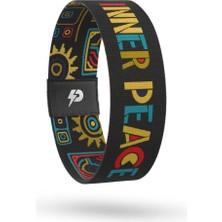 Inner Peace - Geri Dönüşümlü Unisex Elastik Baskılı Bileklik ve Hatırlatıcı Kart