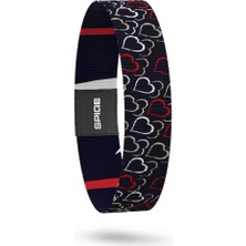 Think Less Feel More - Geri Dönüşümlü Unisex Elastik Baskılı Bileklik ve Hatırlatıcı Kart