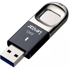 Lexar Jumpdrive Fingerprint F35 Pro 64GB USB 3.0 Flash Bellek