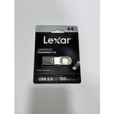 Lexar Jumpdrive Fingerprint F35 Pro 64GB USB 3.0 Flash Bellek