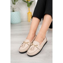 Khayt Tassel Casual Günlük Kadın Babet Ayakkabı