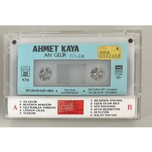 Ahmet Kaya An Gelir Kaset (Orjnal 1986 Dönem Kağıt Baskı Kaset)