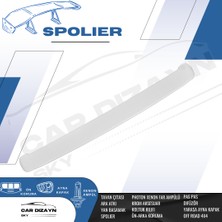Car Dizayn Citroen Berlingo Beyaz Boyalı Spoiler 2008-2009-2010-2011-2012-2013-2014-2015-2016-2017-2018 Model