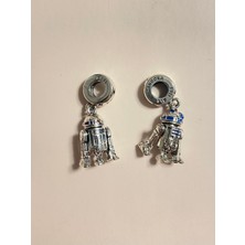 Hector Co Jewellery Star Wars R2 - D2 Droid Charm 925 Ayar Gümüş