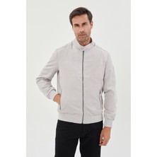 Tony Montana Klasik Kalıp Dik Yakalı Süet MONT-8030