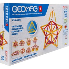 Geomag Manyetik Çubuklar Classic Seri Zeka Oyunu Manyetik Yapı Oyunu 93 Parça