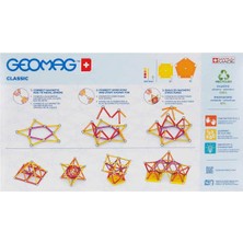 Geomag Manyetik Çubuklar Classic Seri Zeka Oyunu Manyetik Yapı Oyunu 93 Parça