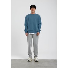 Mavi Bisiklet Yaka Basic Şardonlu Sweatshirt