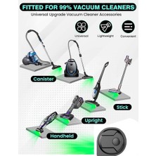 Mirror Toz Dedektörü Işığı Vakum LED Işık Eki, Elektrikli Süpürge Kafası Aksesuarları Için Yeşil LED Işık Gri (Yurt Dışından)