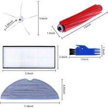 Mirror Yedek Parçalar Ana Fırça Yan Fırça Hepa Filtre S7 Maxv Ultra T8PLUS G10S Elektrikli Süpürge Aksesuarları (Yurt Dışından)