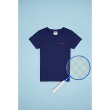 U.S. Polo Assn. Çocuk Lacivert Bisiklet Yaka Tişört 50263319-VR033