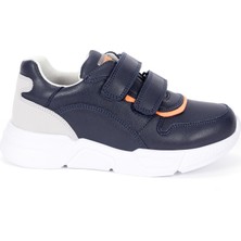 U.S. Polo Assn. Erkek Çocuk Lacivert Spor Ayakkabı Düz Taban %70 Poliuretan %30 Pamuk 50266949-VR033