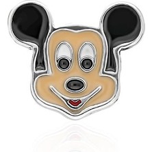 Adal Silver 925 Ayar Gümüş Mineli Mouse Charm