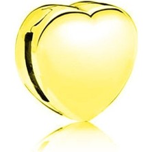 Adal Silver Kadın Gümüş Reflexions Uyumlu Kalp Charm