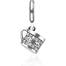 Adal Silver Kadın Gümüş Sallantılı Coffee Mug Charm