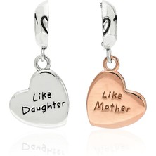 Adal Silver Gümüş Like Mother Like Daughter Ikili  Charm
