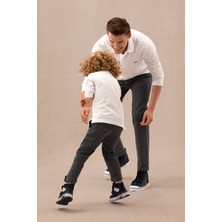 U.S. Polo Assn. Erkek Çocuk Antrasit Pantolon (Kanvas-Chino) 50271505-VR006