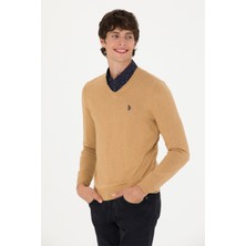 U.S. Polo Assn. Erkek Kum Melanj Kazak /Triko 50275819-VR123