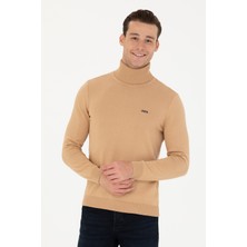 U.S. Polo Assn. Erkek Kum Melanj V Yaka Kazak 50275844-VR123