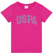 U.S. Polo Assn. Kız Çocuk Fuşya Tişört Basic 50264332-VR023