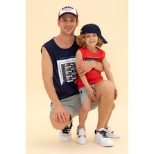 U.S. Polo Assn. Erkek Çocuk Kırmızı Bisiklet Yaka Kolsuz Tişört 50263378-VR030