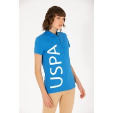 U.S. Polo Assn. Kadın Saks Tişört 50262939-VR045